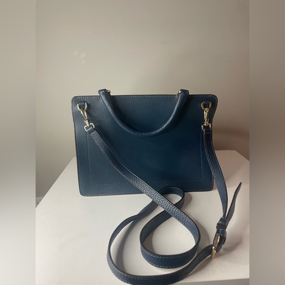 Furla Blue Leather Handbag - Picture 8 of 10